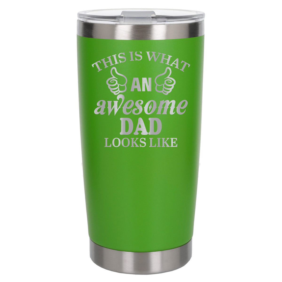 Green Thermal Metal Coffee Cup