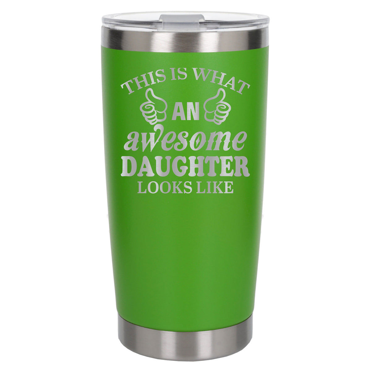 Green Thermal Metal Coffee Cup