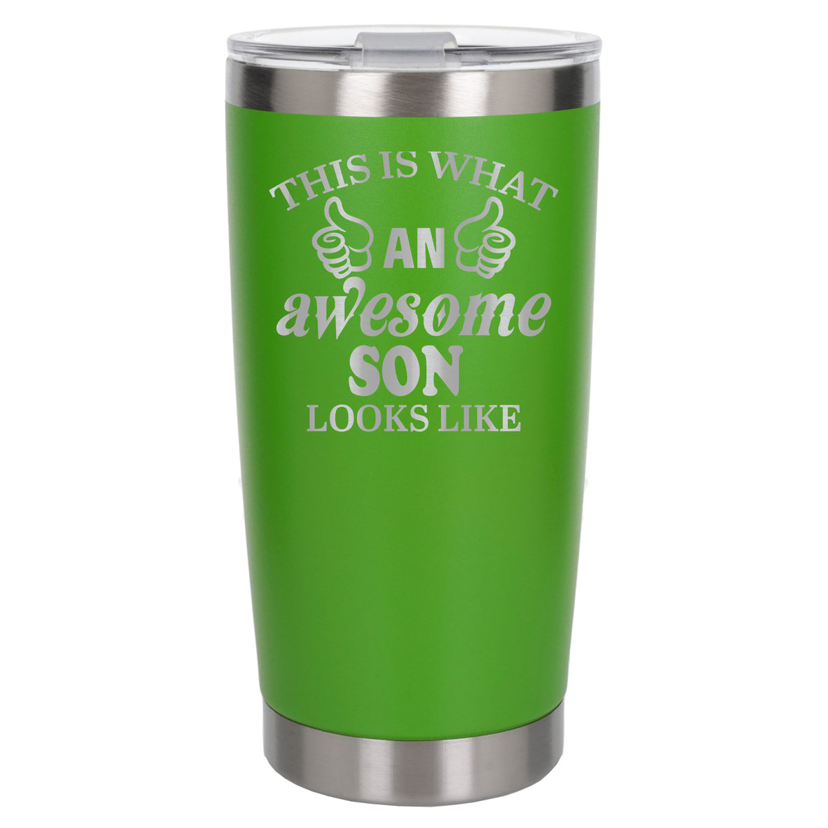 Green Thermal Metal Coffee Cup