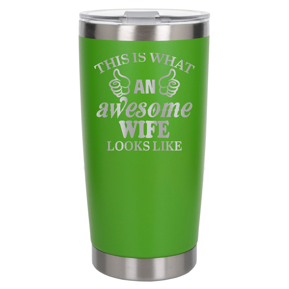 Green Thermal Metal Coffee Cup
