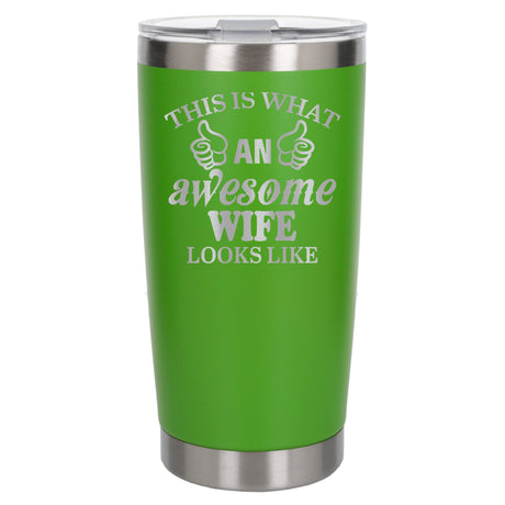 Green Thermal Metal Coffee Cup