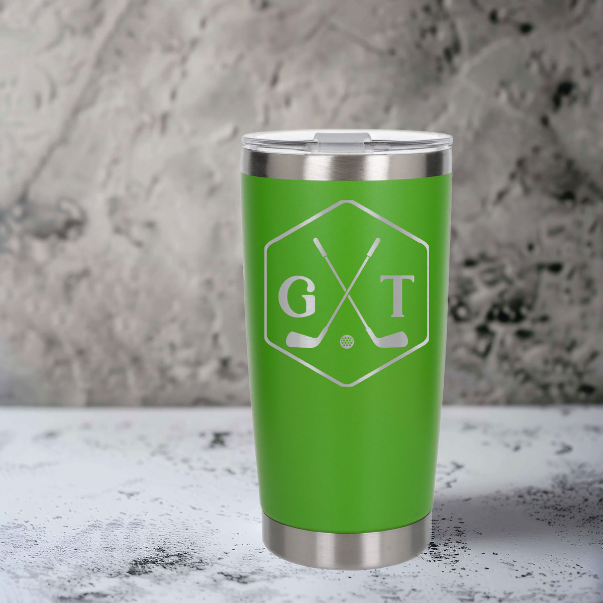 Green Thermal Metal Coffee Cup