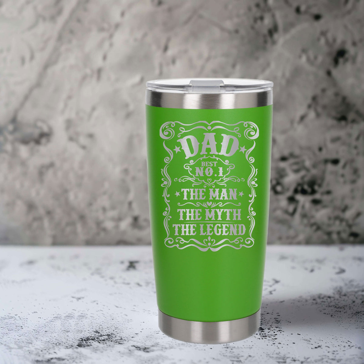 Green Thermal Metal Coffee Cup