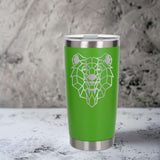 Green Thermal Metal Coffee Cup