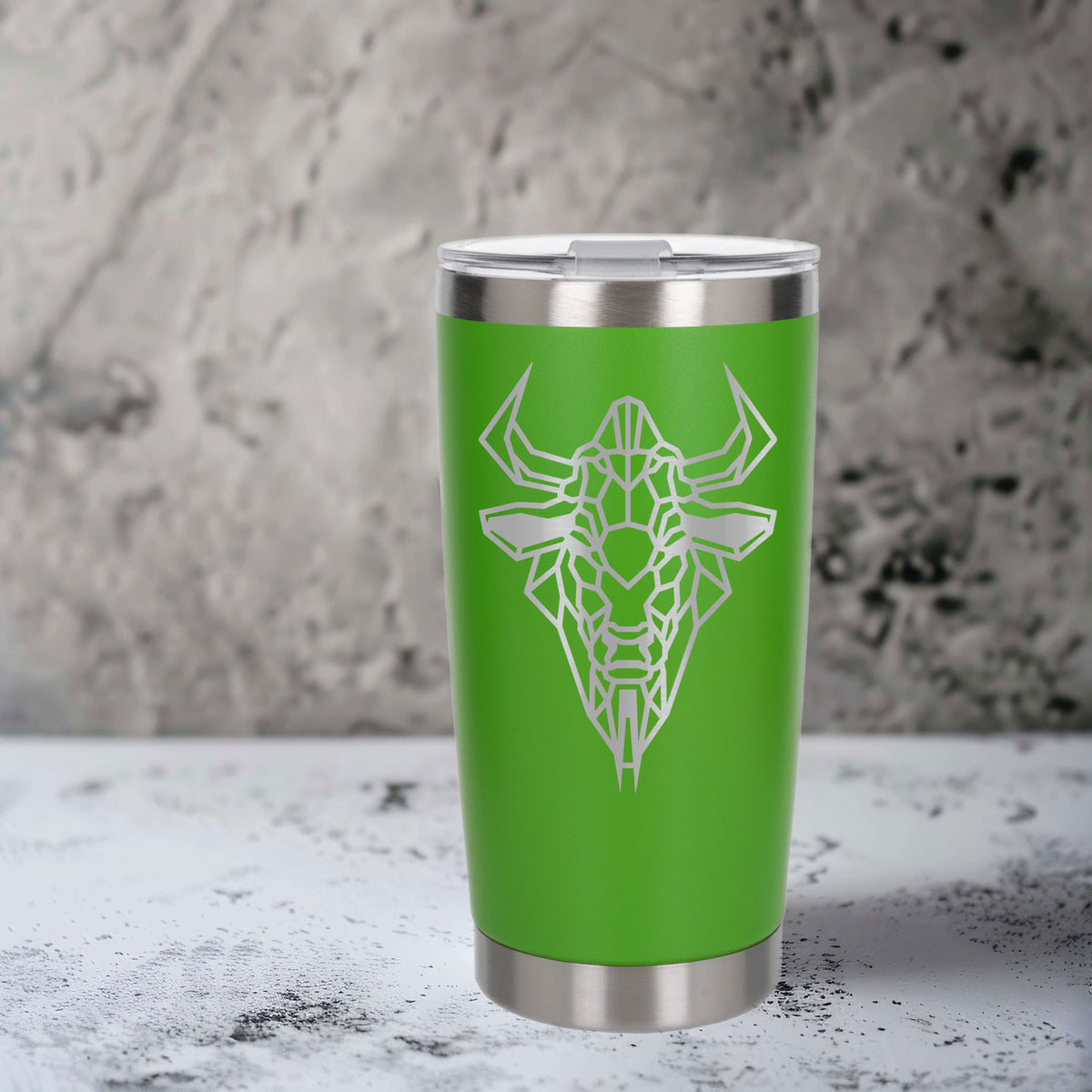 Green Thermal Metal Coffee Cup