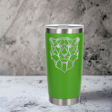Green Thermal Metal Coffee Cup