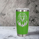 Green Thermal Metal Coffee Cup