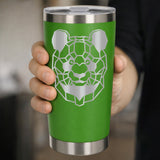 Green Thermal Metal Coffee Cup