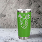Green Thermal Metal Coffee Cup