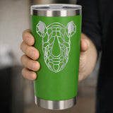 Green Thermal Metal Coffee Cup