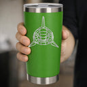 Green Thermal Metal Coffee Cup