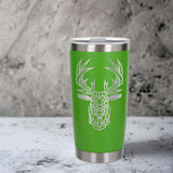 Green Thermal Metal Coffee Cup