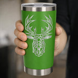 Green Thermal Metal Coffee Cup