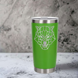Green Thermal Metal Coffee Cup