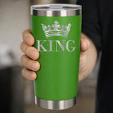 Green Thermal Metal Coffee Cup