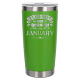 Green Thermal Metal Coffee Cup
