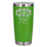 Green Thermal Metal Coffee Cup