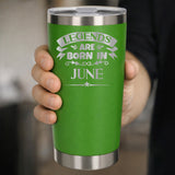 Green Thermal Metal Coffee Cup