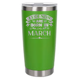 Green Thermal Metal Coffee Cup