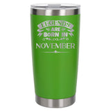 Green Thermal Metal Coffee Cup