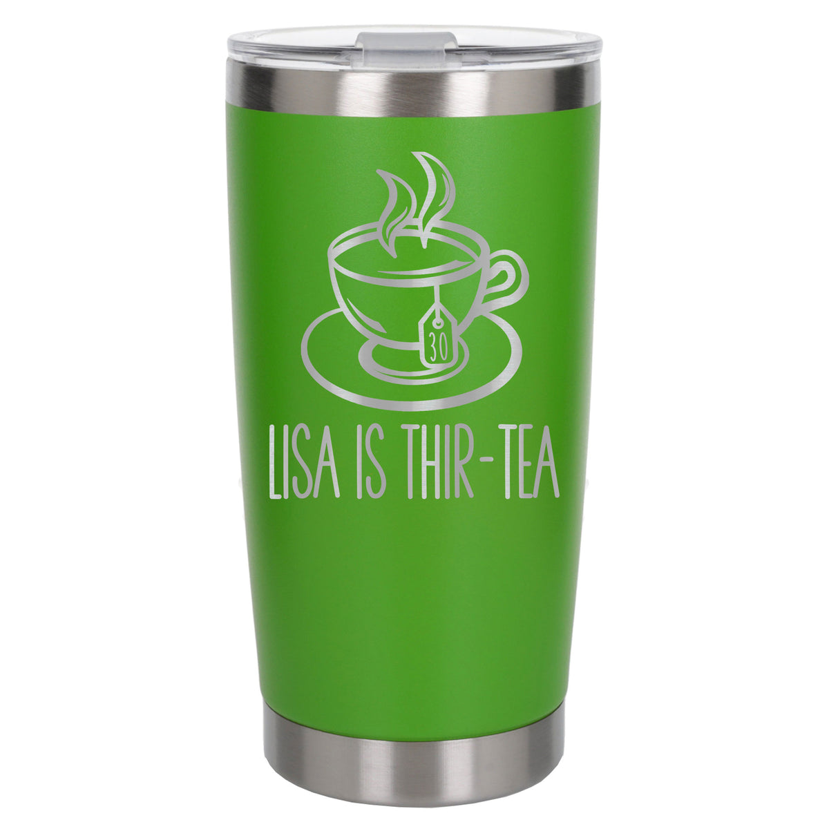 Green Thermal Metal Coffee Cup