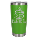 Green Thermal Metal Coffee Cup