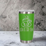 Green Thermal Metal Coffee Cup