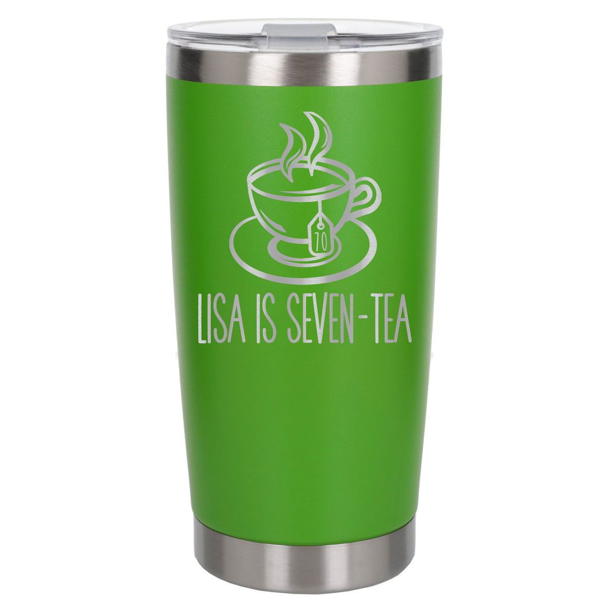 Green Thermal Metal Coffee Cup