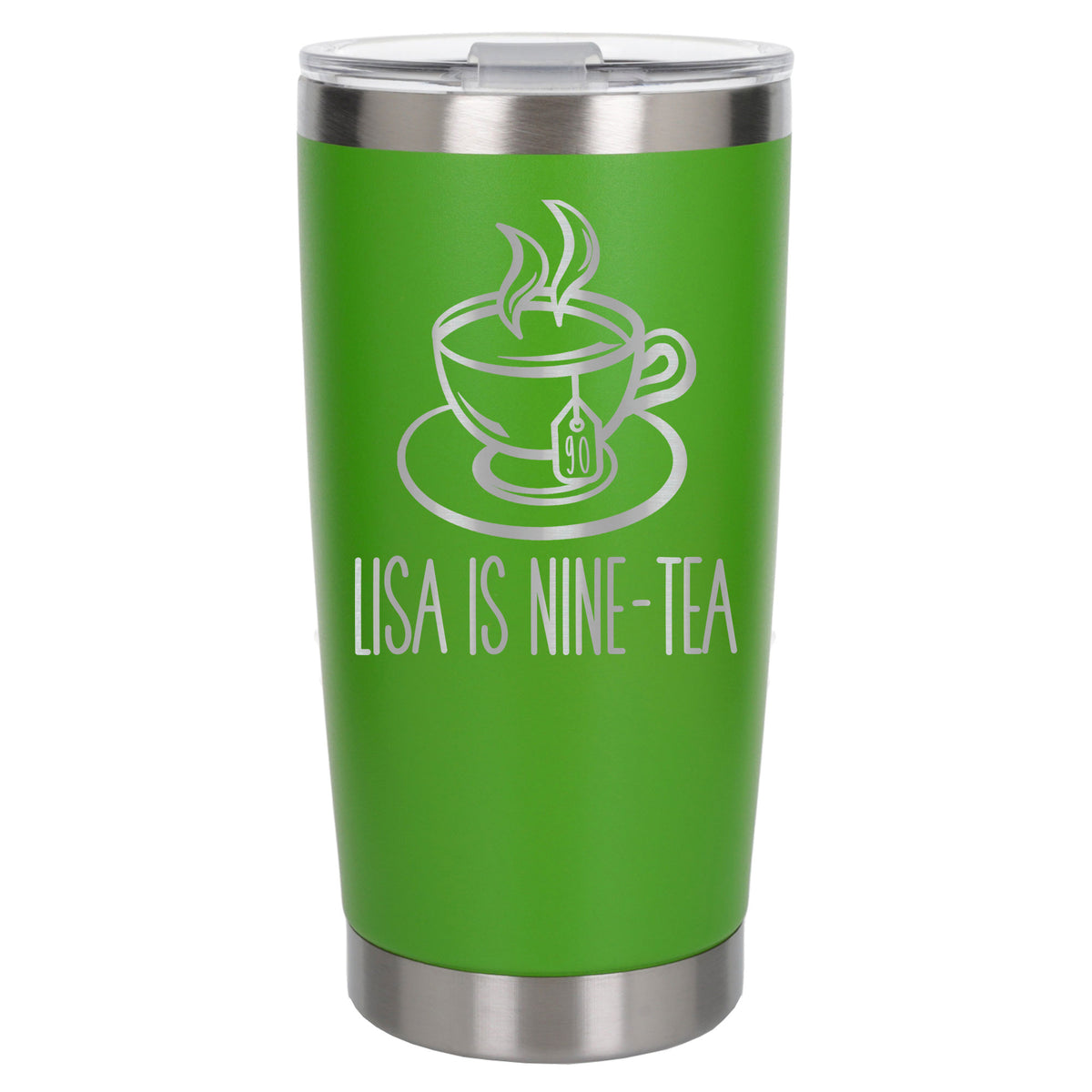 Green Thermal Metal Coffee Cup