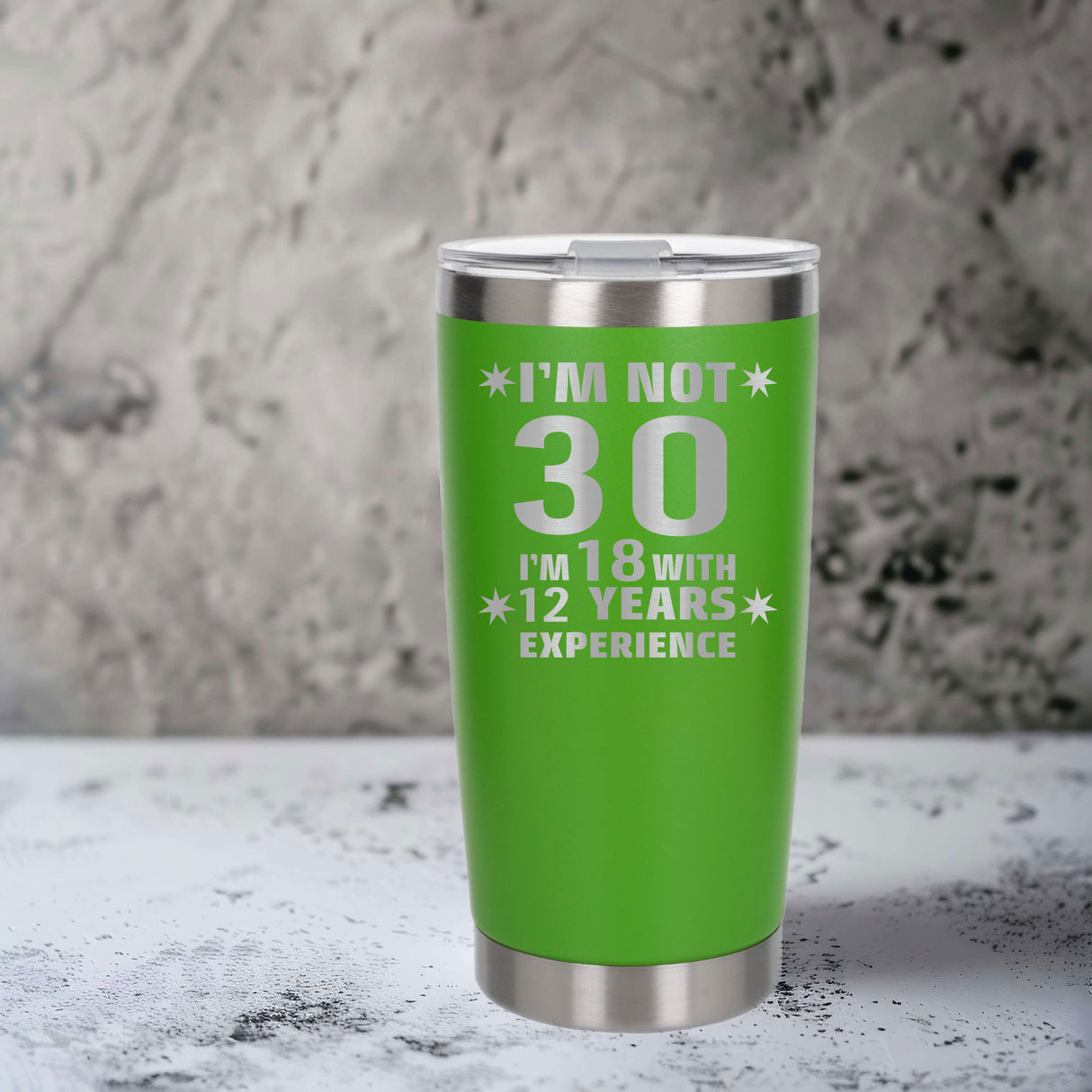 Green Thermal Metal Coffee Cup