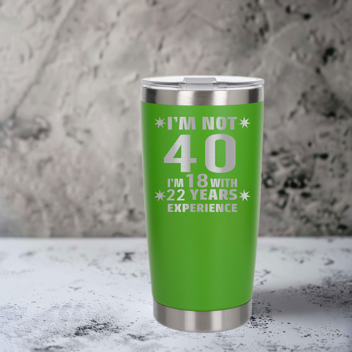 Green Thermal Metal Coffee Cup
