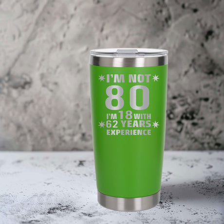Green Thermal Metal Coffee Cup