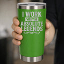 Green Thermal Metal Coffee Cup