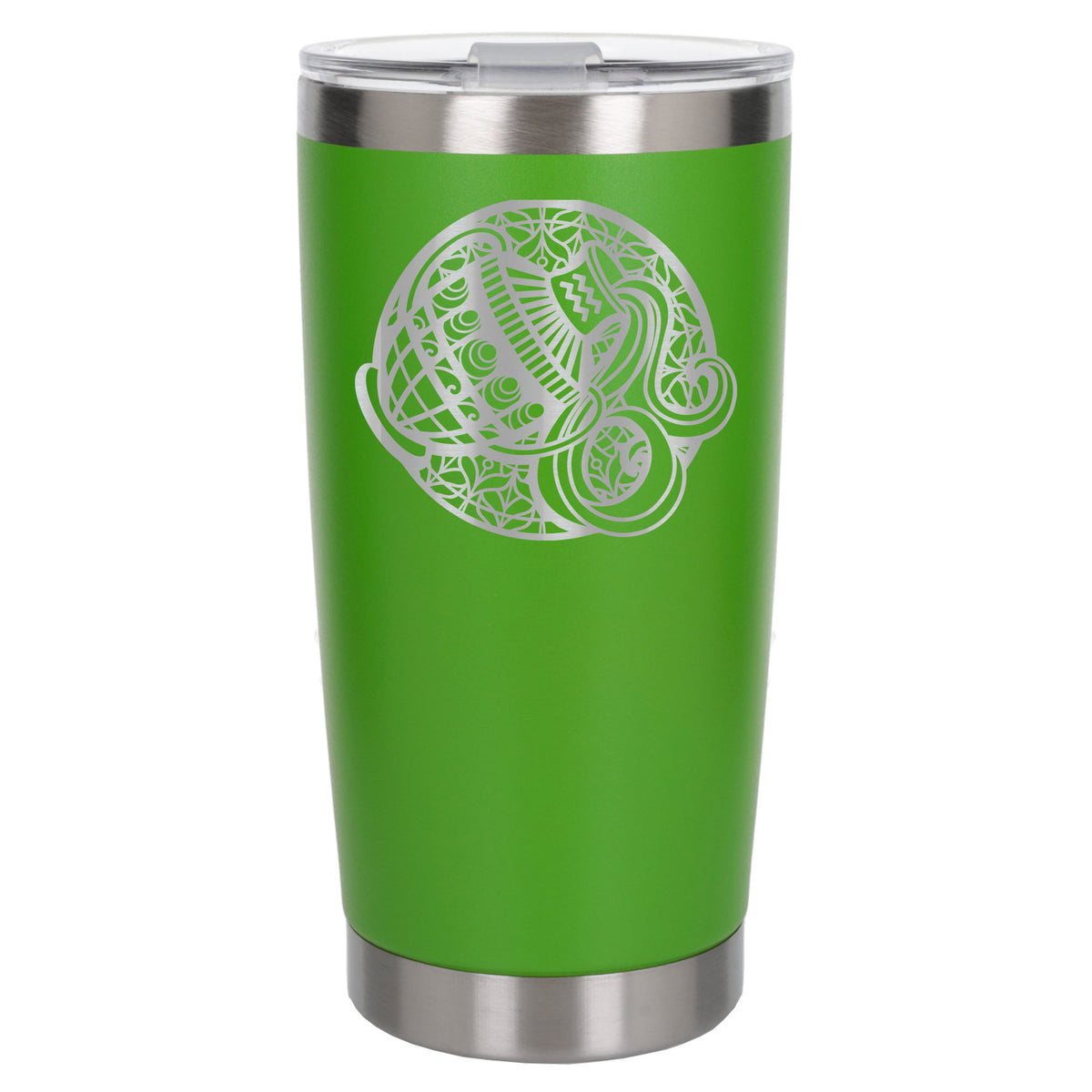 Green Thermal Metal Coffee Cup