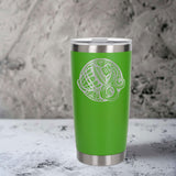 Green Thermal Metal Coffee Cup