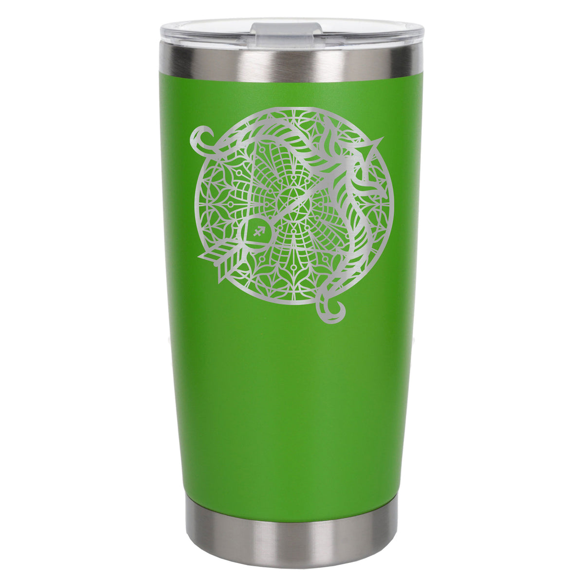 Green Thermal Metal Coffee Cup