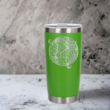 Green Thermal Metal Coffee Cup