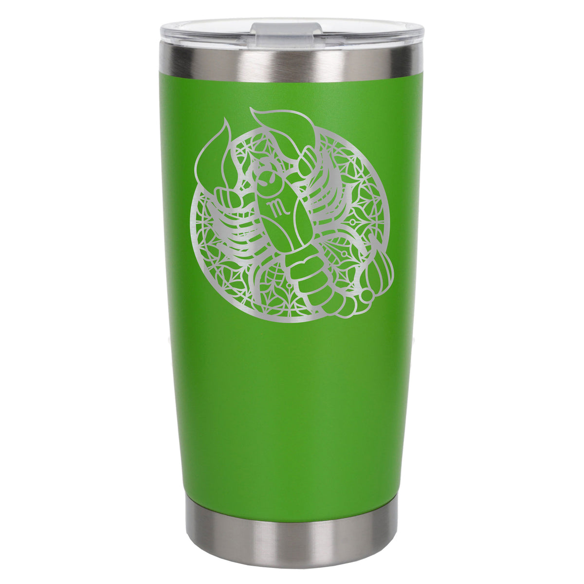 Green Thermal Metal Coffee Cup