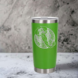 Green Thermal Metal Coffee Cup
