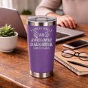 Purple Thermal Metal Coffee Cup