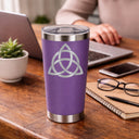 Purple Thermal Metal Coffee Cup