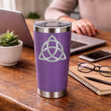 Purple Thermal Metal Coffee Cup