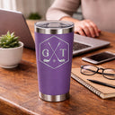 Purple Thermal Metal Coffee Cup