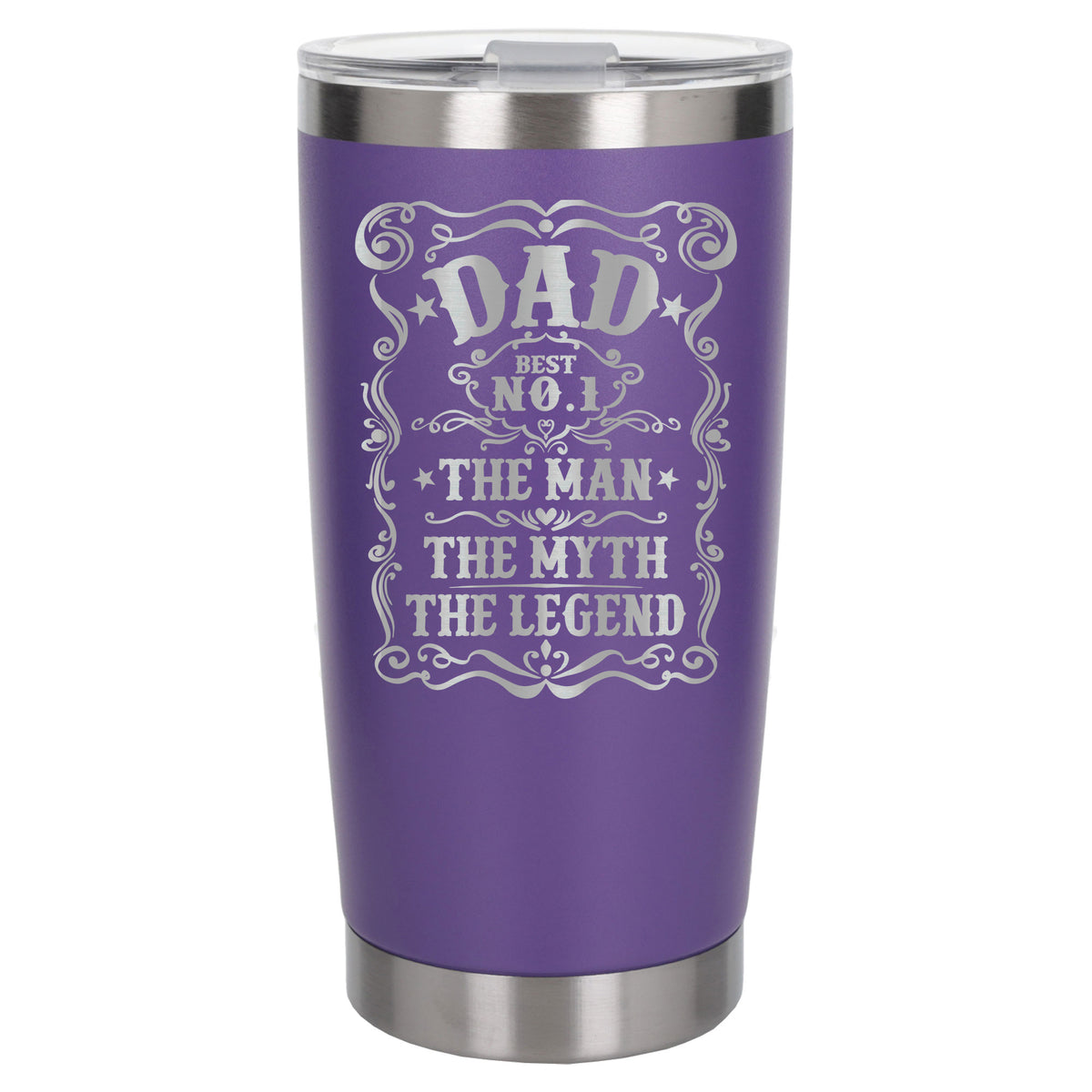 Purple Thermal Metal Coffee Cup