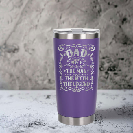 Purple Thermal Metal Coffee Cup
