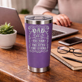 Purple Thermal Metal Coffee Cup