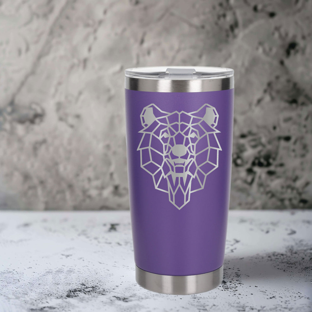 Purple Thermal Metal Coffee Cup