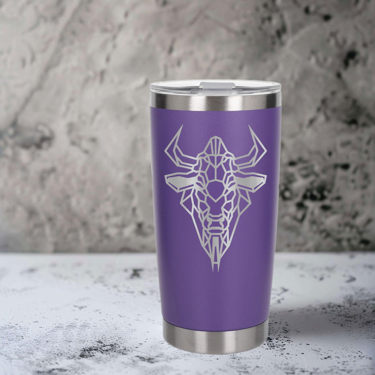 Purple Thermal Metal Coffee Cup