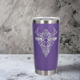 Purple Thermal Metal Coffee Cup