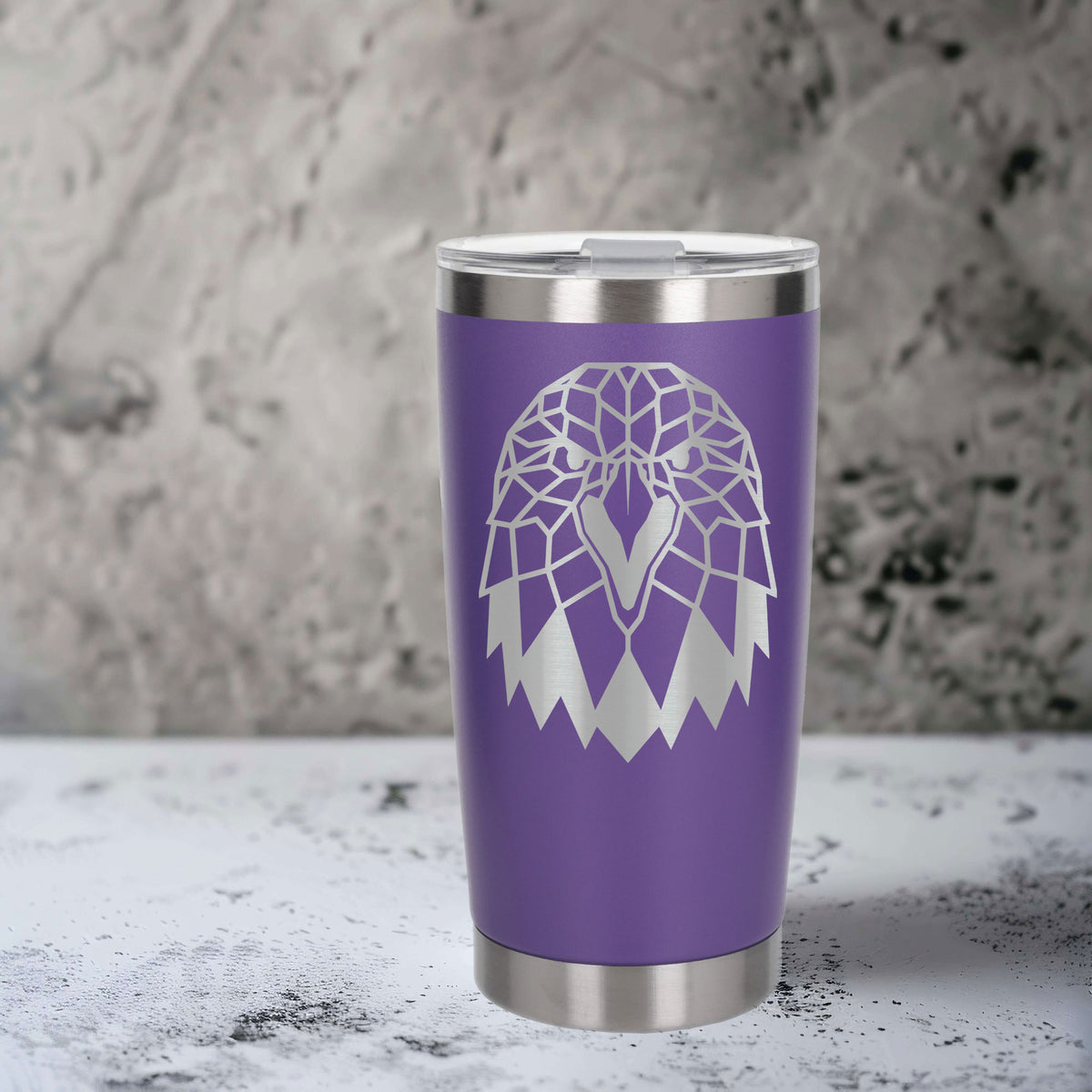 Purple Thermal Metal Coffee Cup